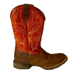 Ariat Hybrid Rancher Western Boots Women's Square Toe Leather Boots Size 7